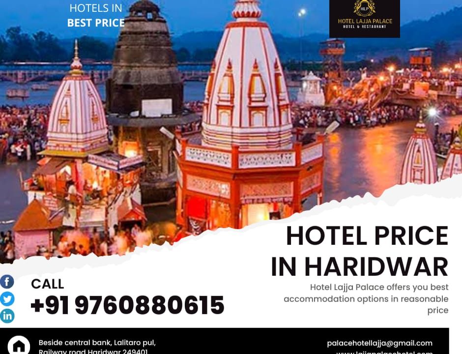 Haridwar Hotels Price Lists